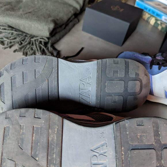 Zara MULTI-PIECE TECHNICAL SNEAKERS | US Women's 7 / Kids 4 - Picture 14 of 15